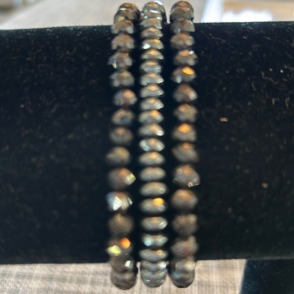 Beaded bracelet.  Set of 3.